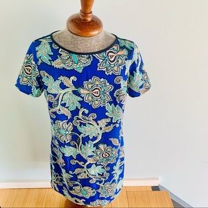 LOFT Paisley Short Sleeve Shift Dress 💙